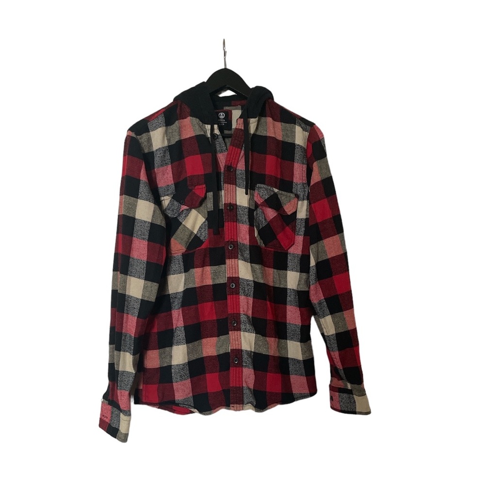 🎶 Cool plaid Amnesia hoodie size S.